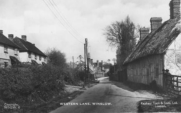 Western Lane looking towards Horn Street